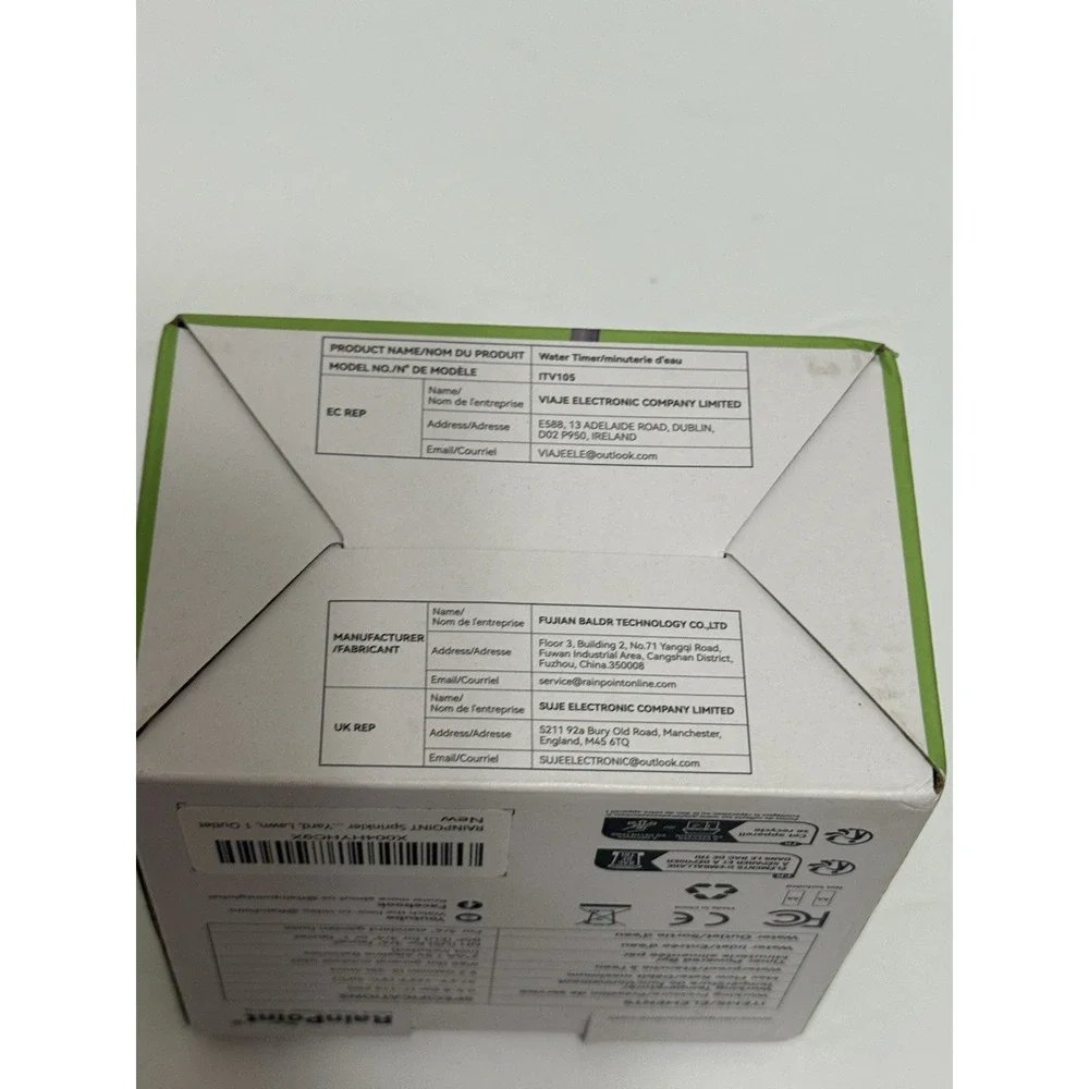 RainPoint Programmable 1-Zone Water Timer - Model Number ITV105